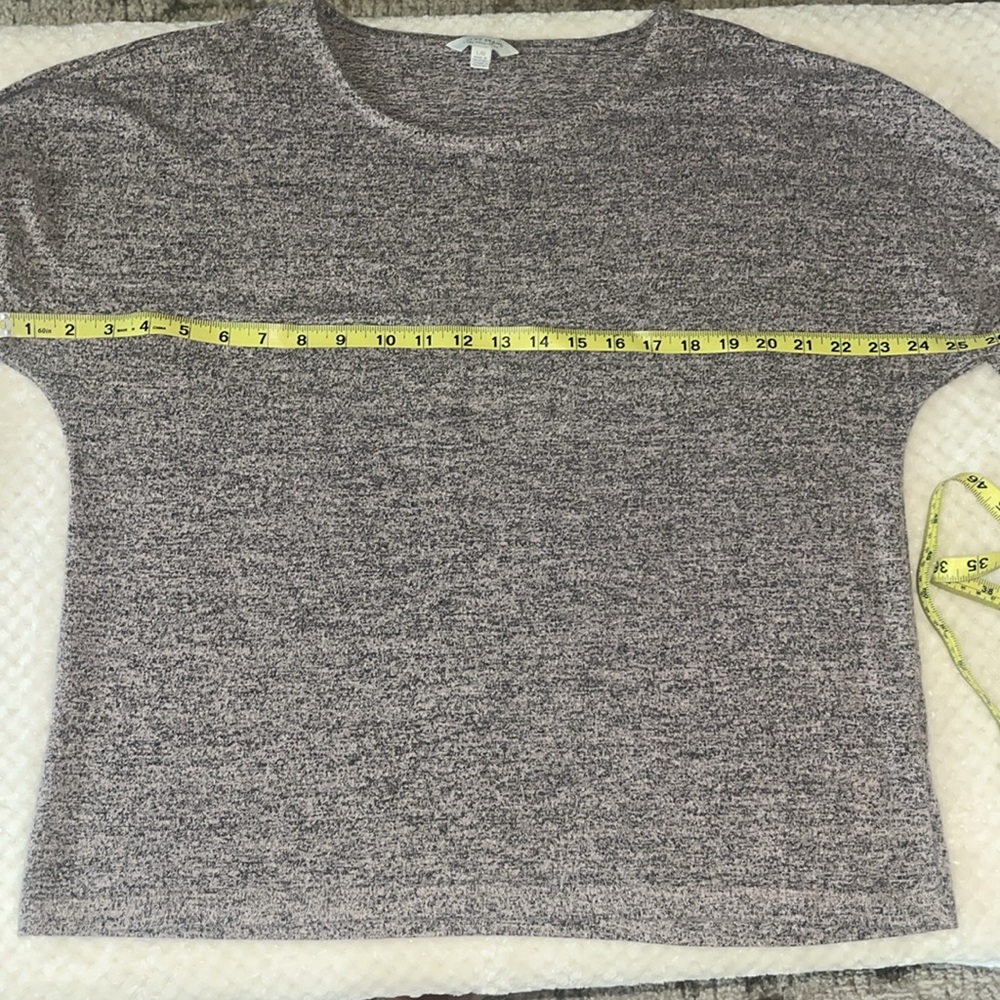 Lucky Brand Top Womens Long Poet Sleeve Shirt Loose Fit Fall Winter Large - Picture 5 of 9